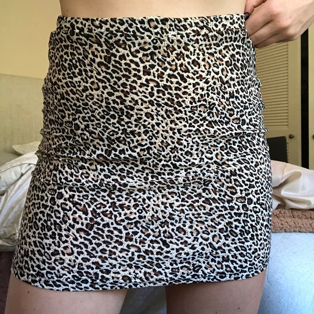 cheetah skirt